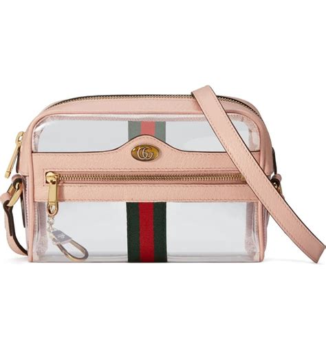 gucci transparent bag sale|gucci ophidia suede bag.